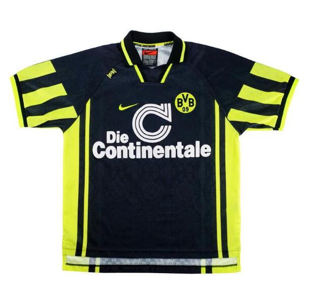 1996-97 Dortmund Retro Away Kit Soccer Jersey